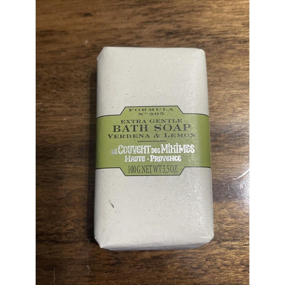 New LE COUVENT Bar Soap  "Verbena & Lemon" ‎ Full Size